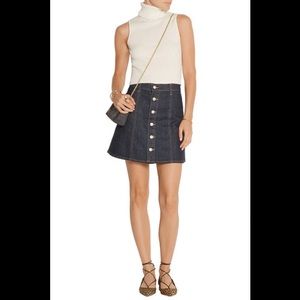 Alexa Chung for AG Kety denim skirt